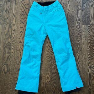 Turquoise Girls Size 12 Roxy Snow Pants